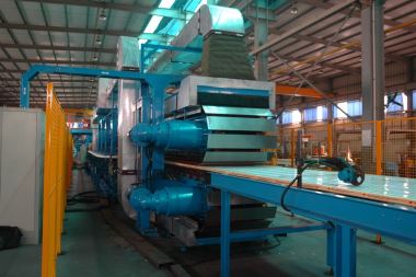 聚氨酯冷庫板生產線