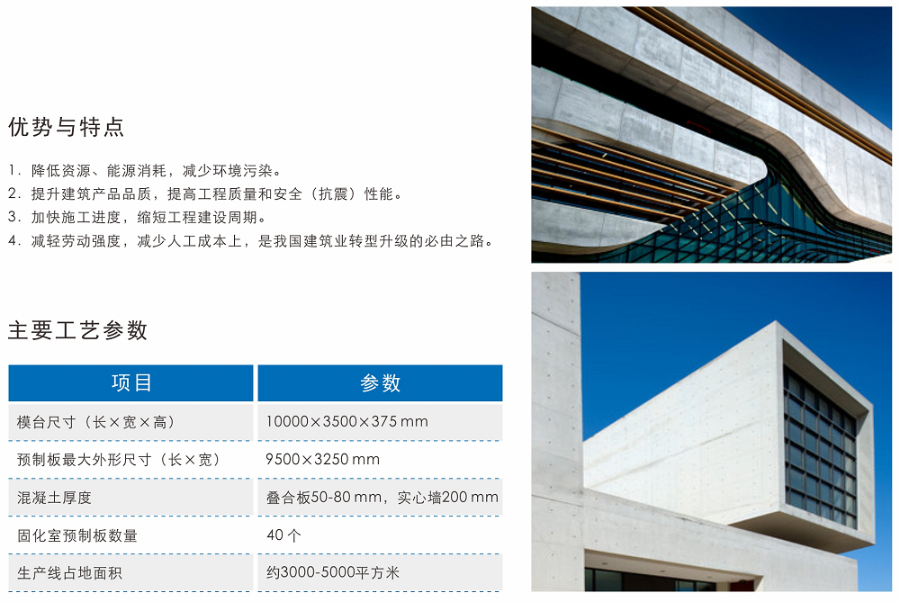 PC預制混凝土構件生產線